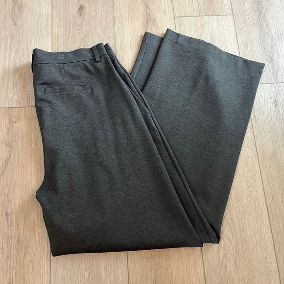 Soyaconcept Women’s Grey Wide Leg Pant Size 44 - Picture 3 of 11